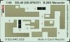 Eduard 3DL48226 B-26G Marauder cockpit insulation & armour plates SPACE ICM 1/48